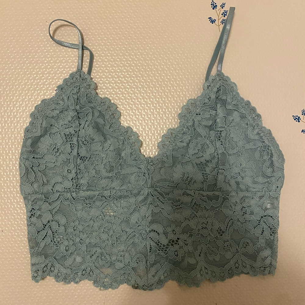 Zara Lace Bralette in Teal